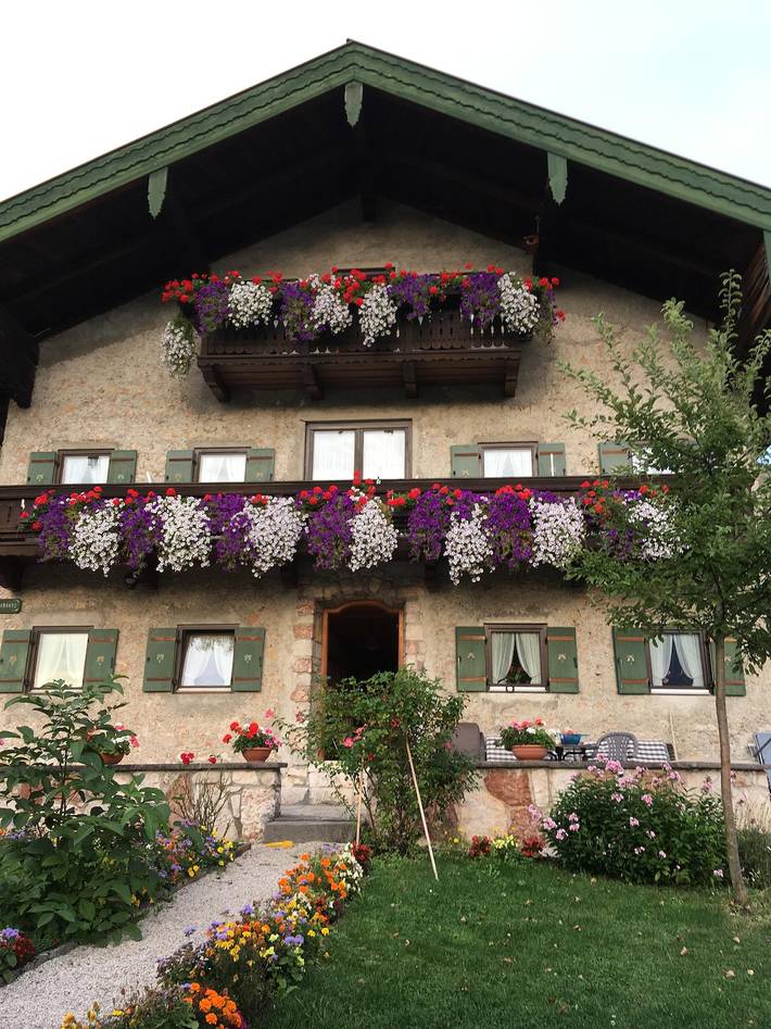 Ferienwohnung für 2 Personen, mit Balkon und Garten in Marquartstein
