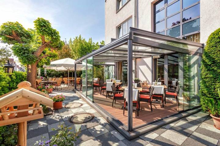 Hotel für 2 Personen, mit Garten und Sauna, mit Haustier in Leipziger Buchmesse - 4