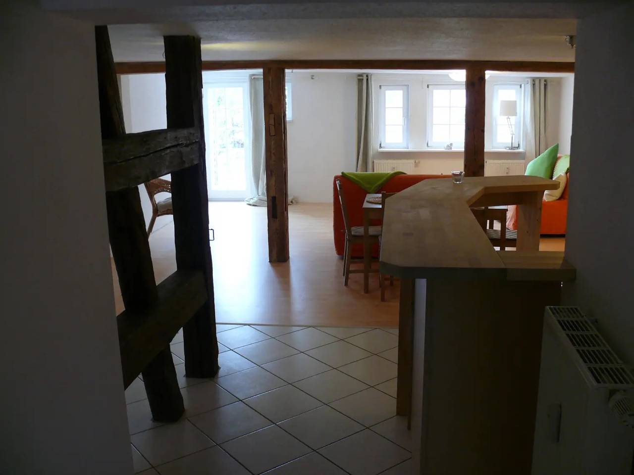 Ganze Wohnung, Apartment 'Mehlsack' mit privater Terrasse und gemeinsamem Garten in Salem, Region Bodensee-Oberschwaben