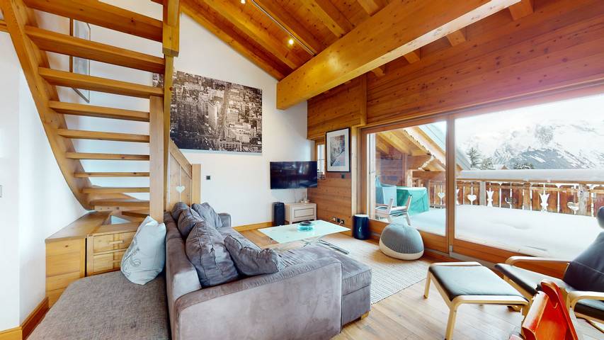 Ferienwohnung für 7 Personen, mit Sauna und Balkon
