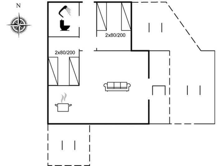 Ferienhaus für 4 Personen, mit Terrasse in Skarrev - 2