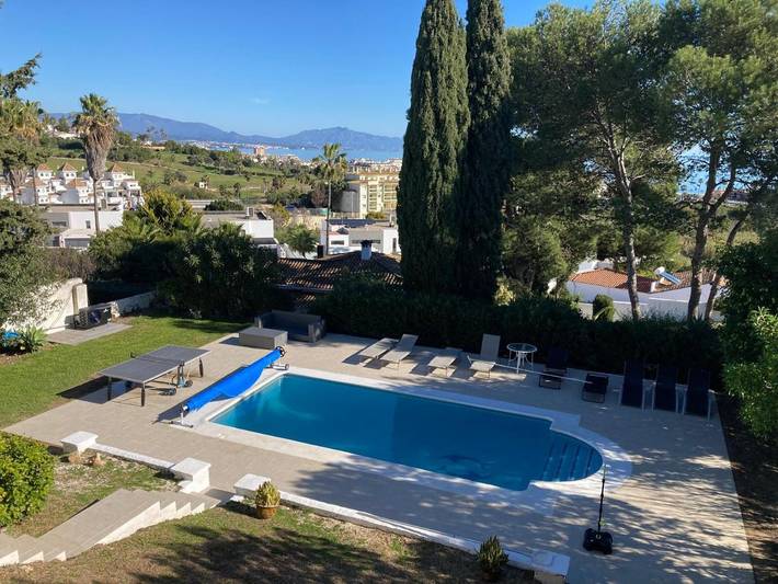 Casa rural para 12 personas, con vistas además de piscina y jardín, Se admiten mascotas en Manilva - 4