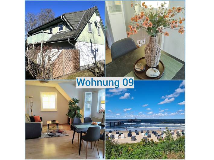 Ferienpark für 3 Personen, mit Balkon in Koserow