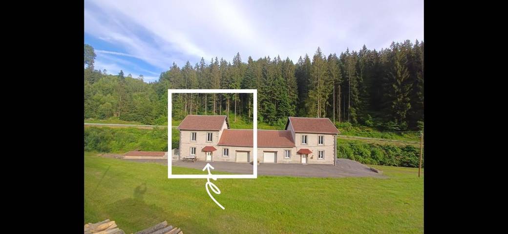 Gîte pour 6 personnes, avec terrasse, adapté aux familles à Bellefontaine (Vosges)