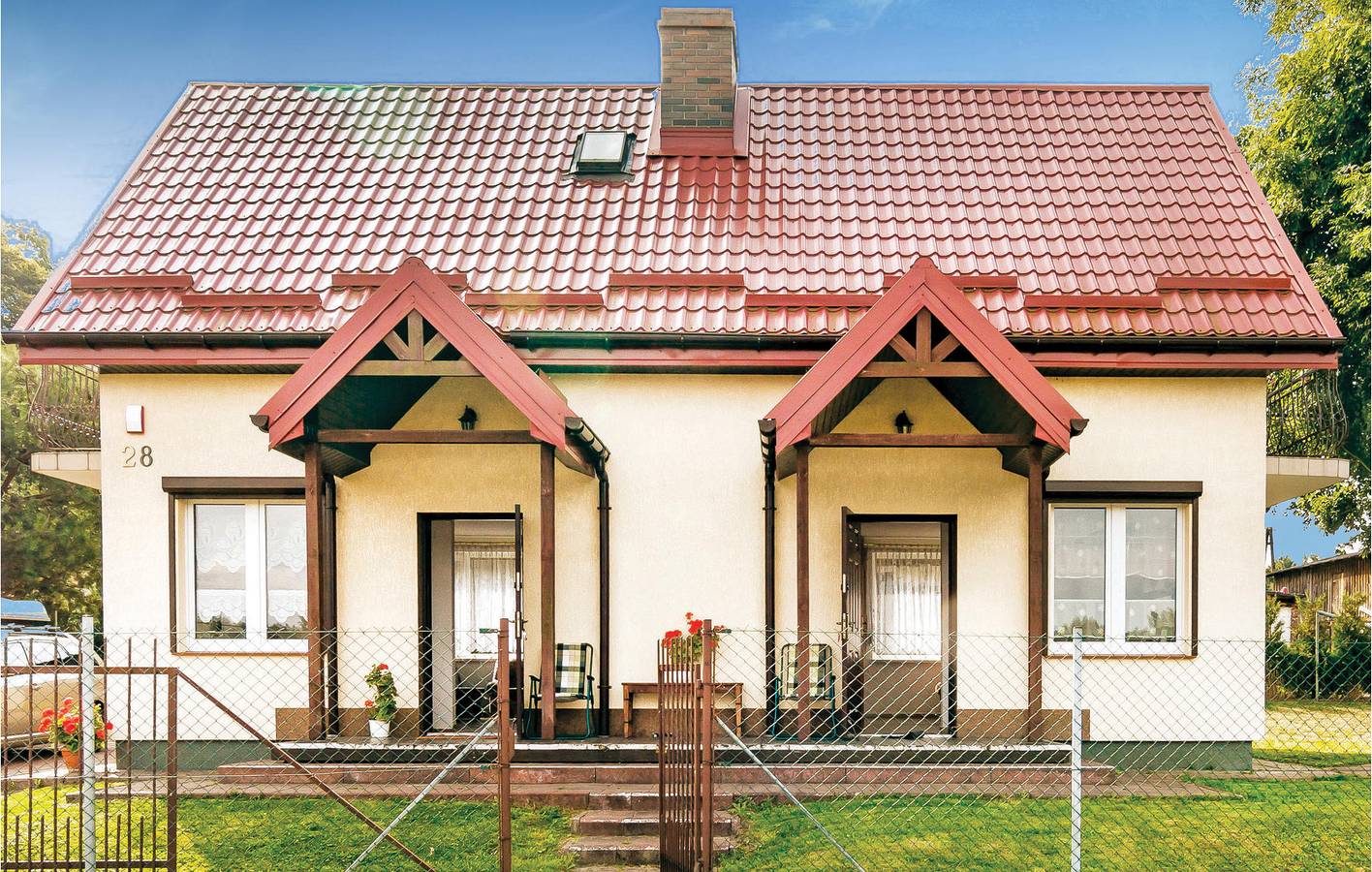 Ferienhaus für 5 Personen mit Terrasse in Mielno, Powiat Koszaliński