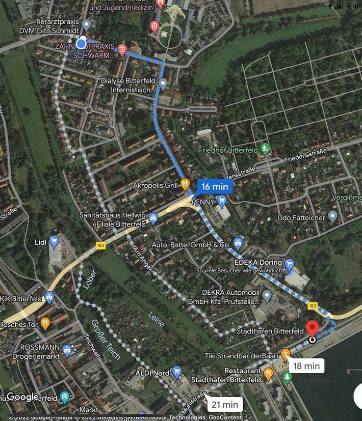 Ferienwohnung für 4 Personen, mit Terrasse in Bitterfeld - 3