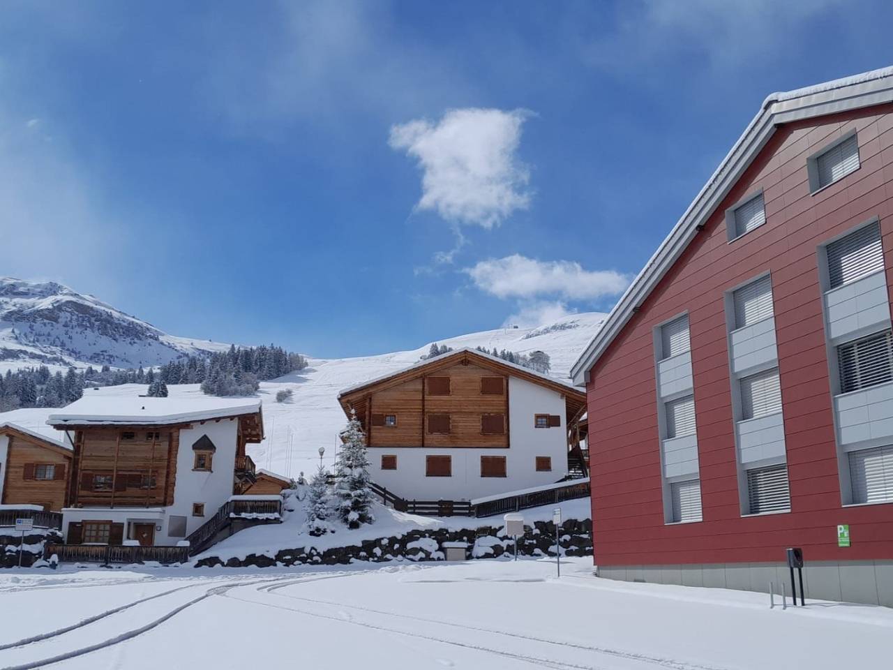 Ganze Ferienwohnung, Ferienwohnung Apparthotel Panorama 103 Eg, Obersaxen-Misanenga - 1.5 Zimmer Ferienwohnung für max. 4 Pers. in Obersaxen, Obersaxen-Mundaun