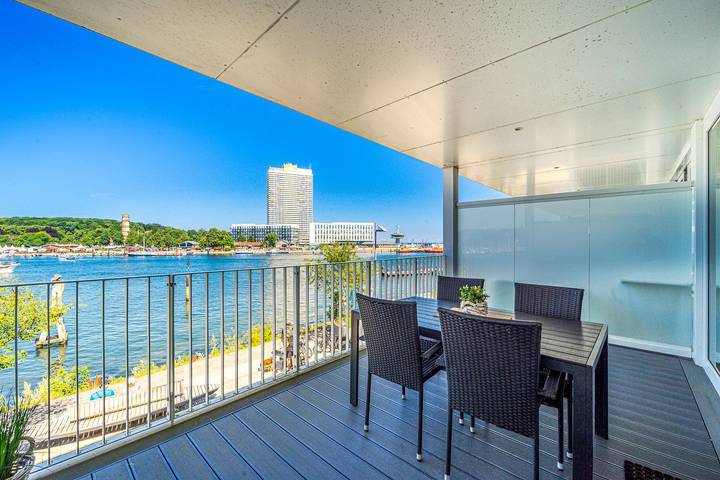 Ferienwohnung für 4 Personen, mit Balkon und Whirlpool sowie Sauna in Travemünde