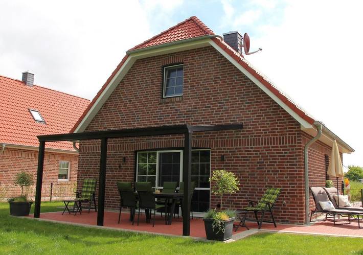 Ferienhaus für 6 Personen, mit Terrasse und Garten sowie Sauna und Ausblick in Eilsum - 2