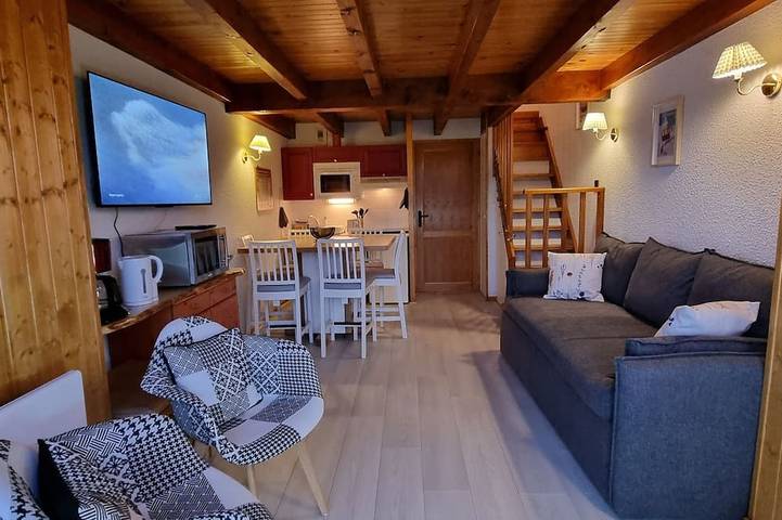 Chalet pour 6 personnes, avec balcon à Bolquère