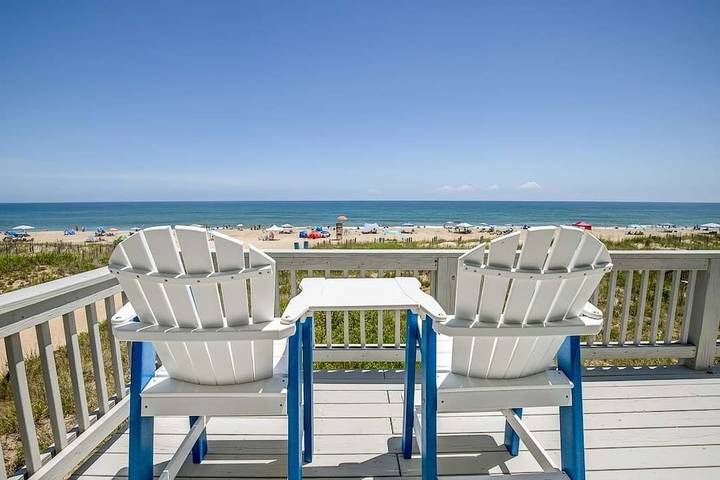 Vacation rental for 8 people, with balcony and hot tub, with pets in Kill Devil Hills