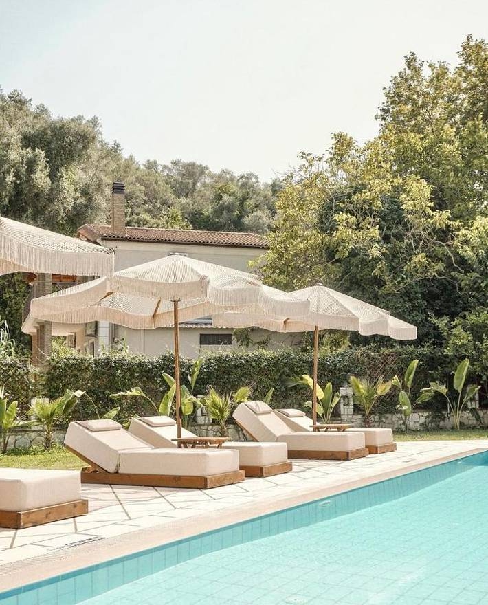Vakantieappartement voor 7 personen, with zwembad and uitzicht as well as tuin in Parga
