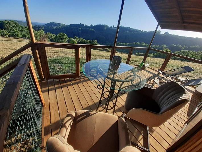 Gîte pour 3 personnes, avec jardin ainsi que vue et piscine à Sadroc - 4