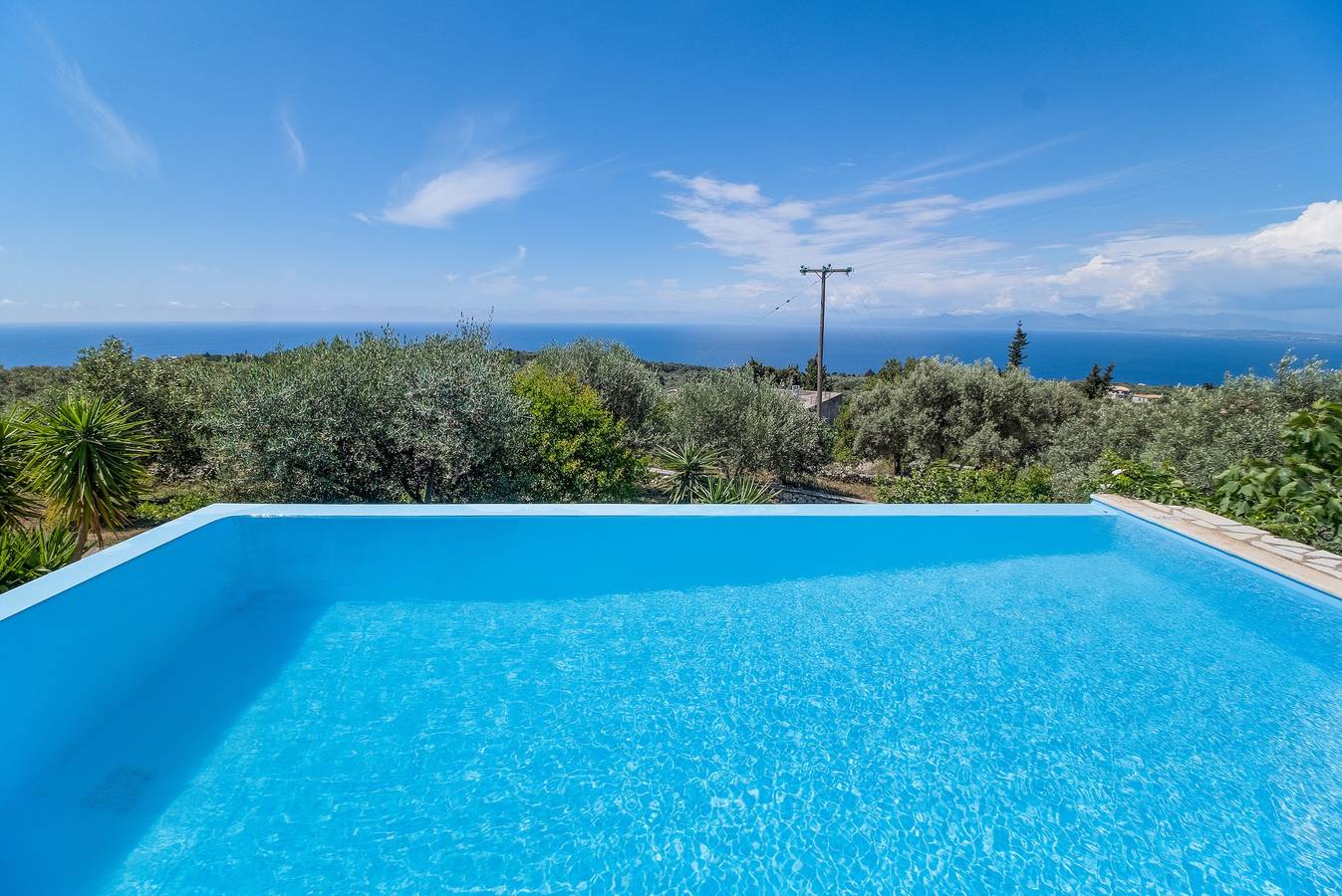 Villa 'Belvedere Verde' mit Meerblick, Pool, Terrasse und Wlan in Griechenland