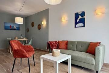 Location de vacances pour 4 personnes, avec terrasse et jardin à Gâvres