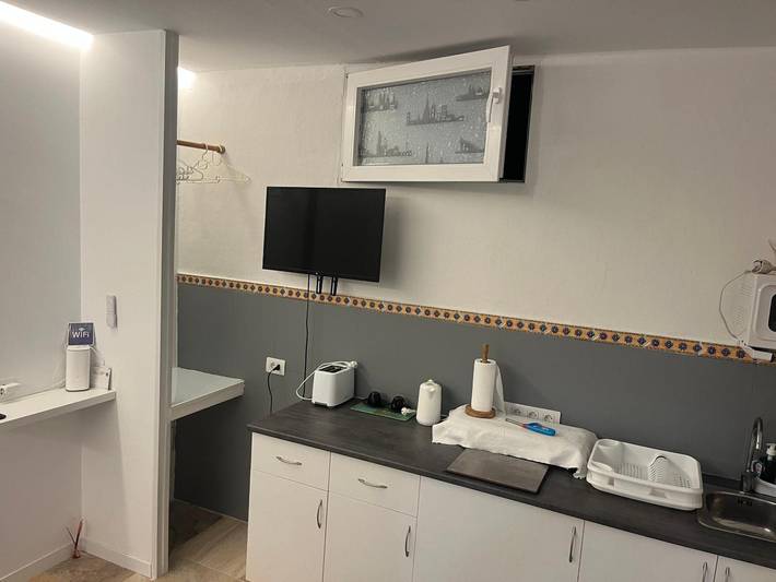 Apartamento entero, Apartamento vacacional 'Estudio Kylie' con vistas al mar, Wi-Fi y aire acondicionado in Anaga, Santa Cruz de Tenerife