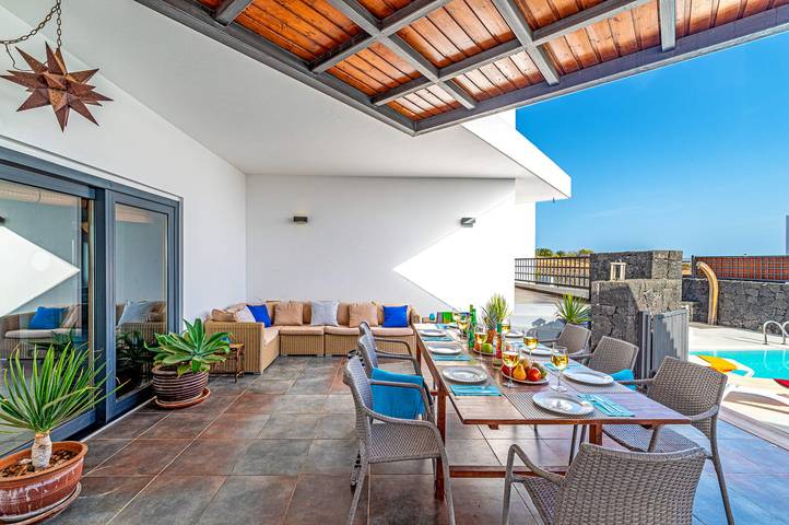 Villa für 10 Personen mit Garten in Puerto Calero, Yaiza