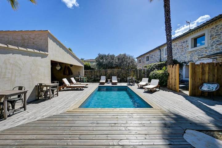 Chambre d’hôte pour 2 personnes, avec Terrasse et Jacuzzi ainsi que Jardin et Piscine