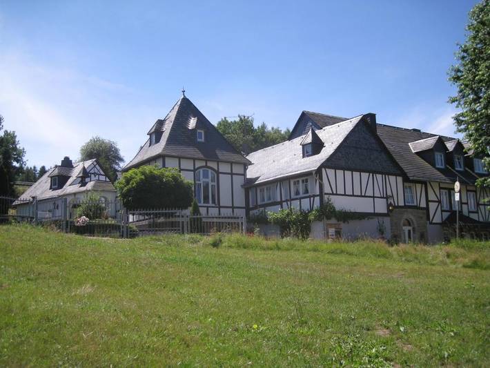 Ferienwohnung für 2 Personen, mit Terrasse und Garten sowie Sauna und Ausblick