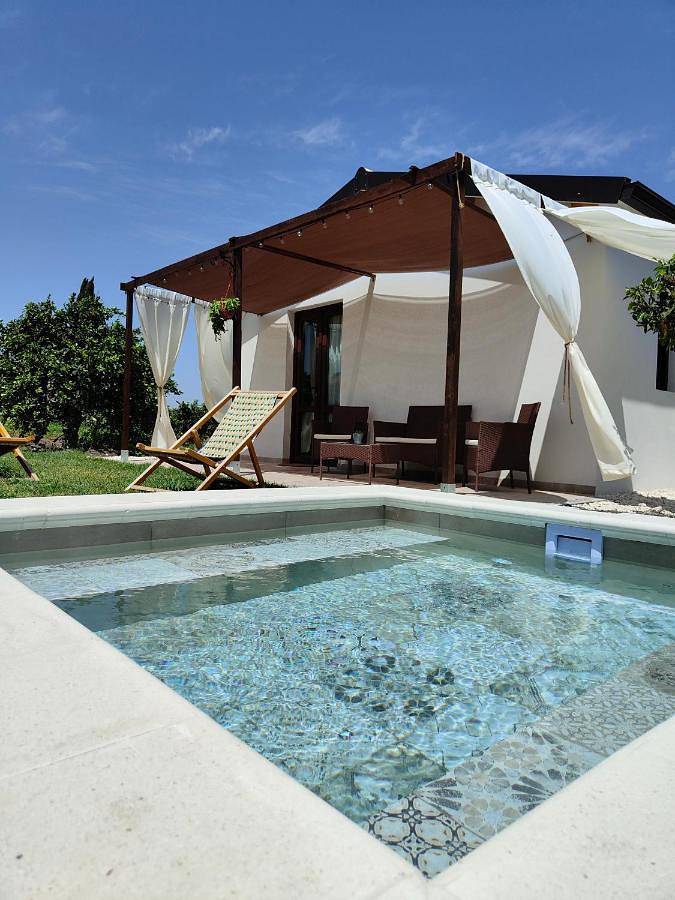 Ferienanlage für 4 Personen, mit Ausblick und Garten sowie Pool, mit Haustier auf Sizilien - 3