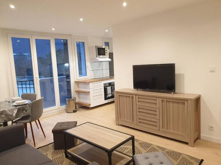 Gîte pour 5 personnes, avec Balcon et Vue à Saint-Égrève