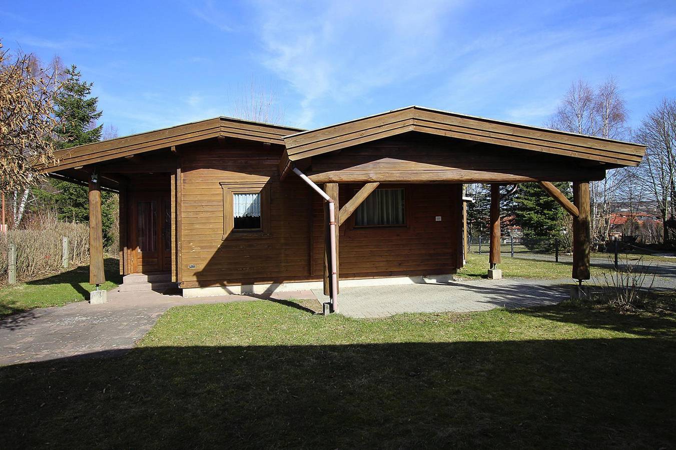 Blockhütte in Hasselfelde am Hexenstieg in Hasselfelde, Harzvorland