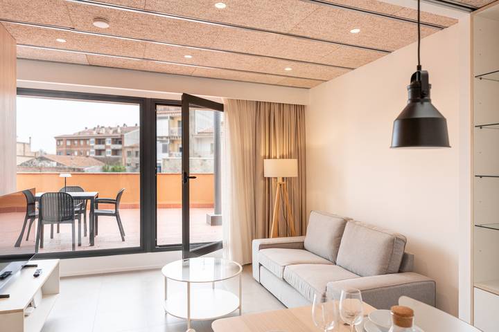 Gîte pour 2 personnes, avec Balcon et Terrasse à Figueras
