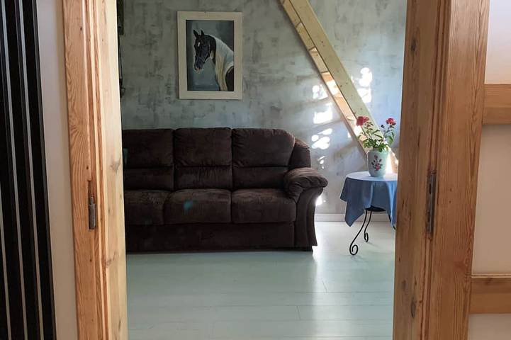 Cosy, renovated old house, w/ fireplace,10 min from the lake side. Pet friendly. in Kreis Schwiebus