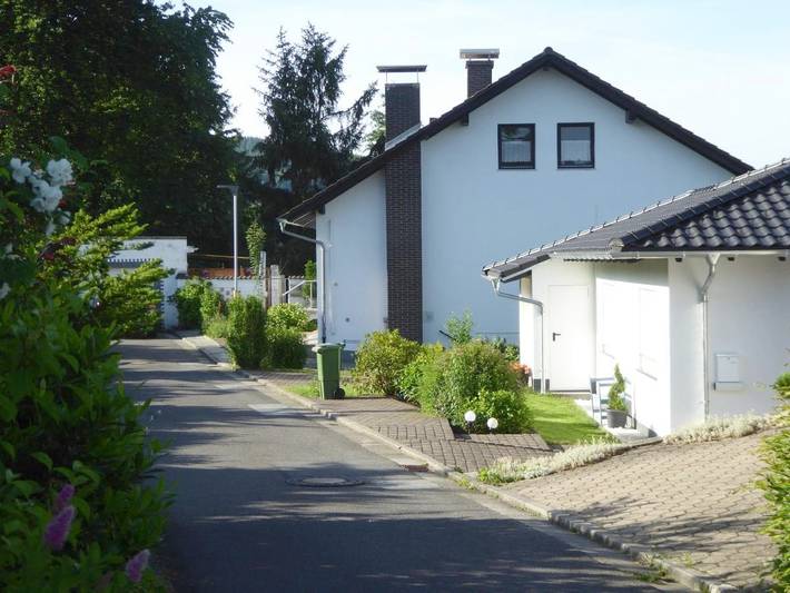 Ferienwohnung für 5 Personen, mit Terrasse und Garten sowie Ausblick in Michelstadt