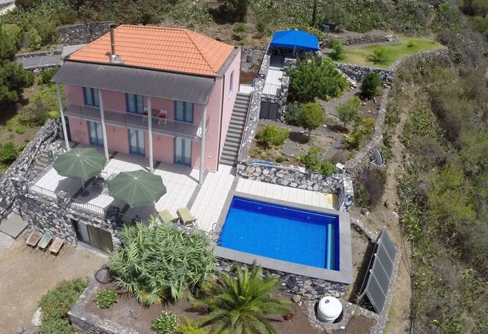 Apartamento para 5 personas, con sauna y jardín en Tijarafe