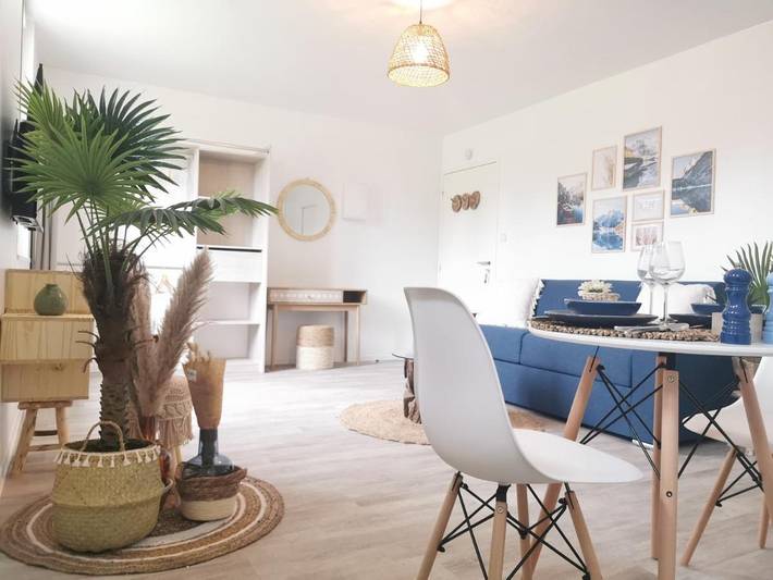 Appartement de vacances pour 2 personnes, avec jardin