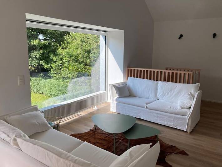 Ferienhaus für 6 Personen, mit Ausblick und Garten sowie Terrasse