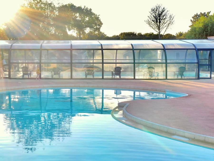 Camping Le Helles - Mobilhome 6 personas - Mobil-home | Premium | 3 Dormitorios | 6 Pers | Terraza Salón | Aire acondicionado | Tv in Combrit, Côte de Cornouaille