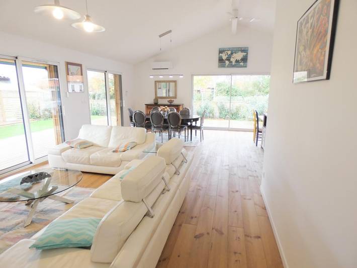Gîte pour 6 personnes, avec terrasse et jacuzzi ainsi que sauna et jardin dans Biscarrosse (bourg) - 4