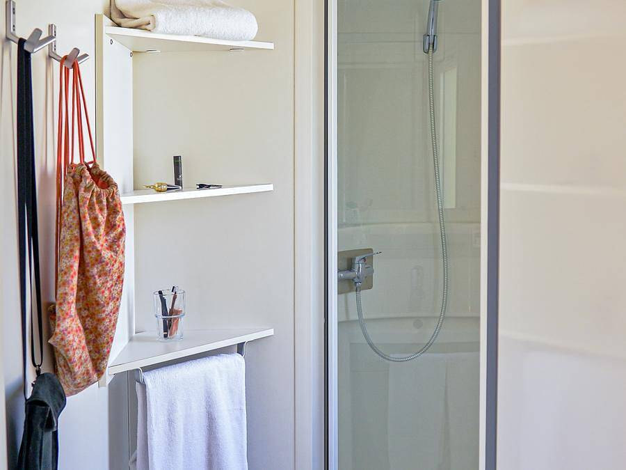 Camping U pezzo - Mobilhome 6 personas - 2 habitaciones para 4/6 personas in Saint-Florent, Region de Calvi