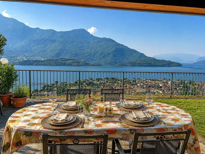 Ferienwohnung für 4 Personen, mit Seeblick und Garten, mit Haustier