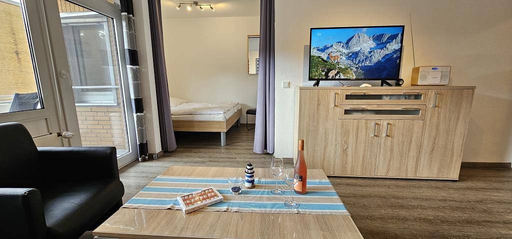 Ferienwohnung für 2 Personen, mit Balkon und Balkon/Terrasse sowie Sauna in Sahlenburg - 2