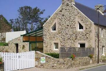 Maison de vacances pour 6 personnes, avec jardin à Jobourg