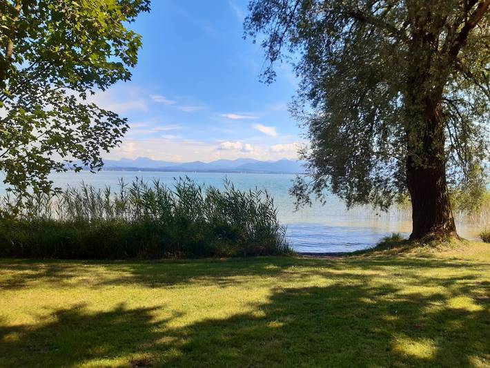 Ferienwohnung für 4 Personen, mit Balkon/Terrasse und Balkon sowie Seeblick, kinderfreundlich in Seebruck - 2