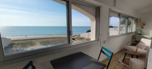 Gîte pour 4 personnes, avec balcon dans Plage de la Grière