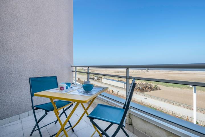 Location de vacances pour 2 personnes, avec Vue sur l’océan ainsi que Balcon et Terrasse à Saint-Brevin-les-Pins