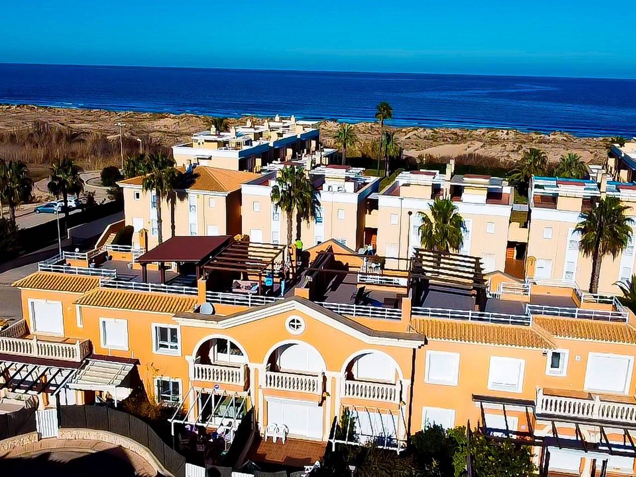 Terraced house with views - A/C & Wi-Fi - Sleeps 6 in Oliva, Costa Blanca