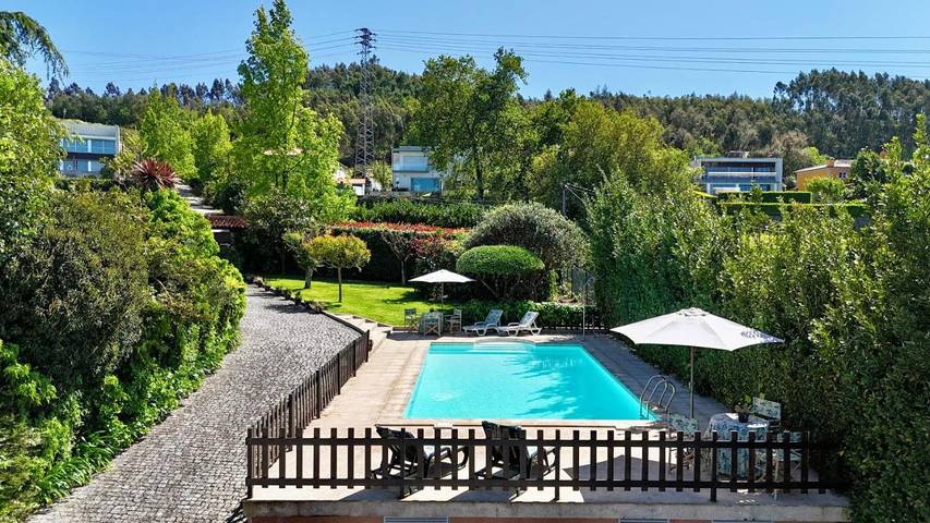 Casa de férias para 6 pessoas, com vista e jardim e ainda piscina em Guimarães