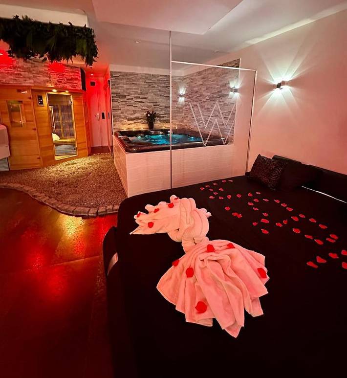 Appartement de vacances pour 2 personnes, avec jacuzzi et sauna