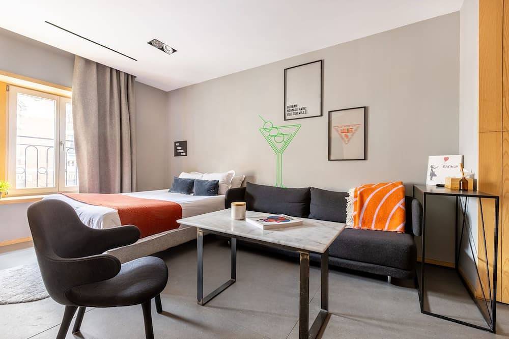Ganze Wohnung, Suite n°2-Deluxe-Apartment-Ensuite mit Dusche-Strassenblick in Lille, Lille und Umgebung