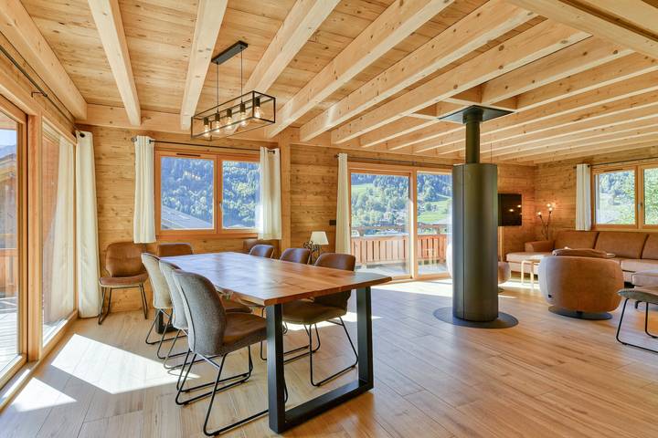 Maison pour 12 personnes, avec jardin et balcon à Les Contamines-Montjoie