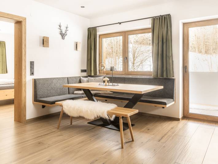 Ferienwohnung für 6 Personen, mit Garten und Balkon sowie Ausblick in Leogang - 2