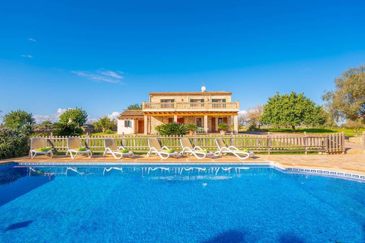 Sa Torreta De Santa Margalida - Villa mit privatem Pool und WLAN in Santa Margalida in Santa Margalida, Mallorca Norden