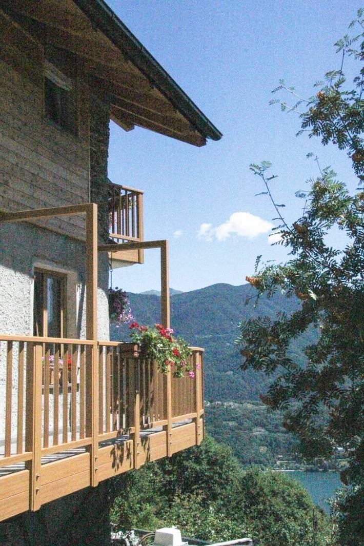 B&b per 2 persone, con Balcone e Terrazza nonché Giardino e Panorama a Caldonazzo