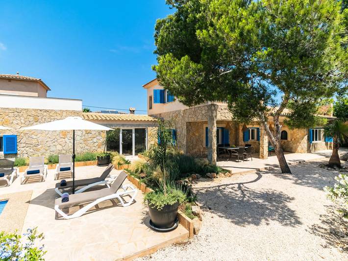 Finca für 5 Personen, mit Balkon und Terrasse sowie Garten und Pool in Cala Llombards - 4